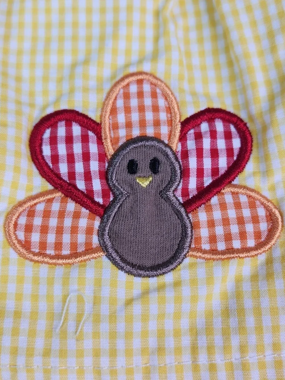 Stitchy Fish Two-Piece Turkey Appliqué Set